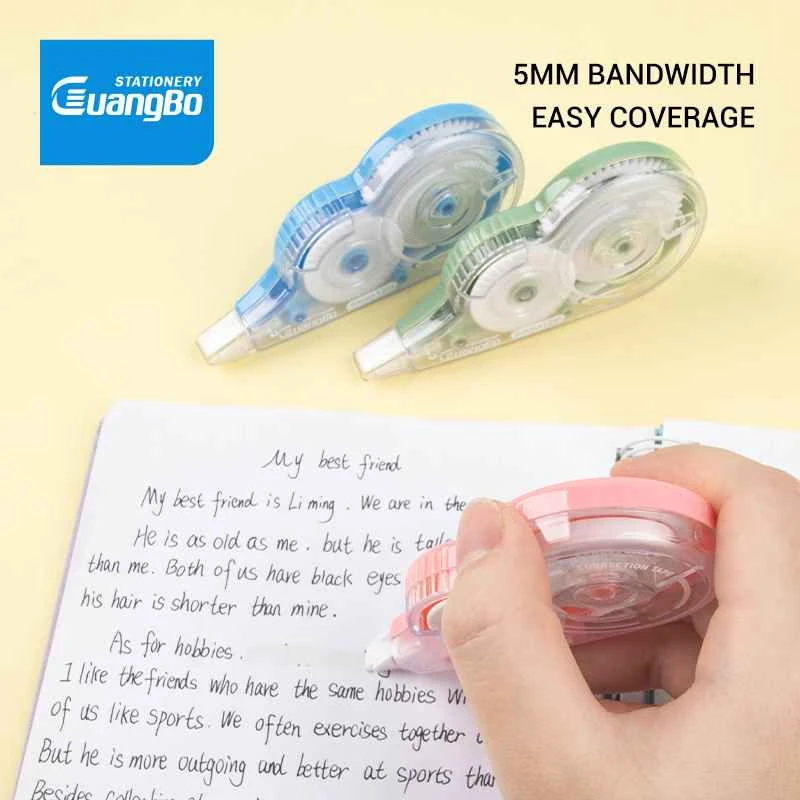 Tip Ex Kertas Roll Correction Tape Guangbo 12M H05083-1